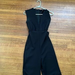 Long black romper